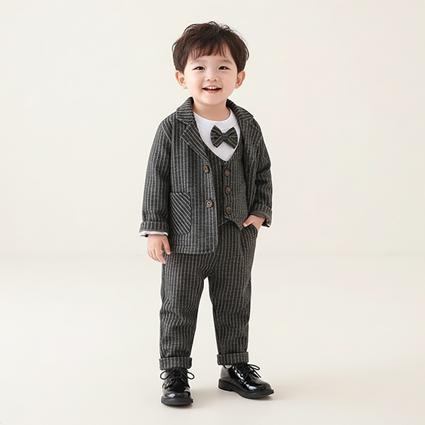 몽실이 클래식 보타이 정장세트 3pcs 유아 남아 수트 43,900원