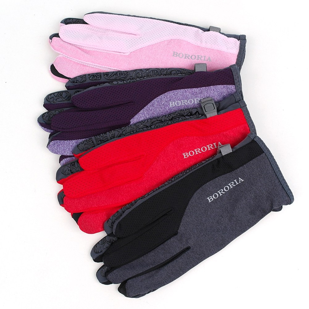 BORORIA BSGM 다용도 스마트터치 여성 등산 스포츠 아웃도어 장갑 캠핑 운전 헬스 바이크 반장갑 여자 조깅 다용도 스키니 장갑 13,800원
