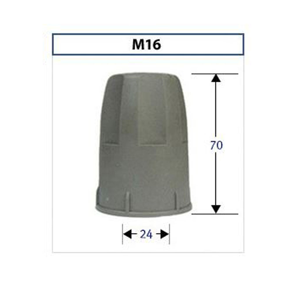 P.V.C롱볼트캡(2너트용) M39 1봉 25개 볼트캡 마감캡 250,000원