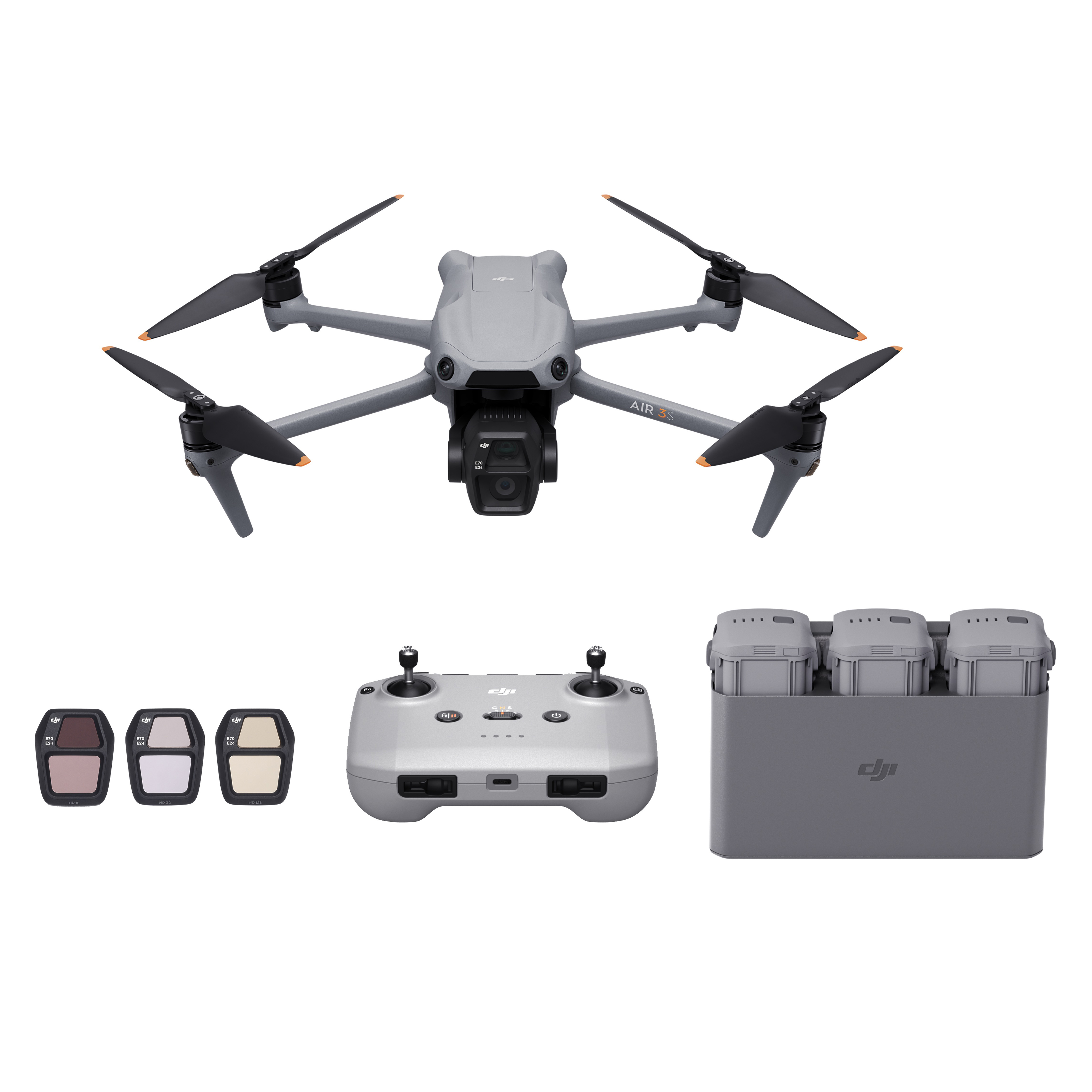 DJI Air 3S 플라이 모어 콤보 촬영용 드론 + DJI RC-N3, 혼합색상, 1세트 1,718,000원
