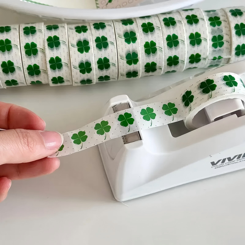 다꾸 데코용 네잎클로버 감성 데코 마스킹 테이프 6,900원