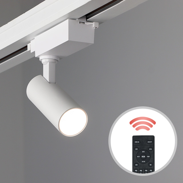 더쎈 LED 카네스 IoT 스포트 레일형 COB 10W 리모컨포함 밝기조절 색변환 레일등 41,400원