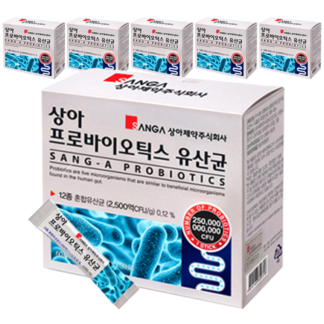상아제약 프로바이오틱스 유산균, 60g, 6개 35,750원