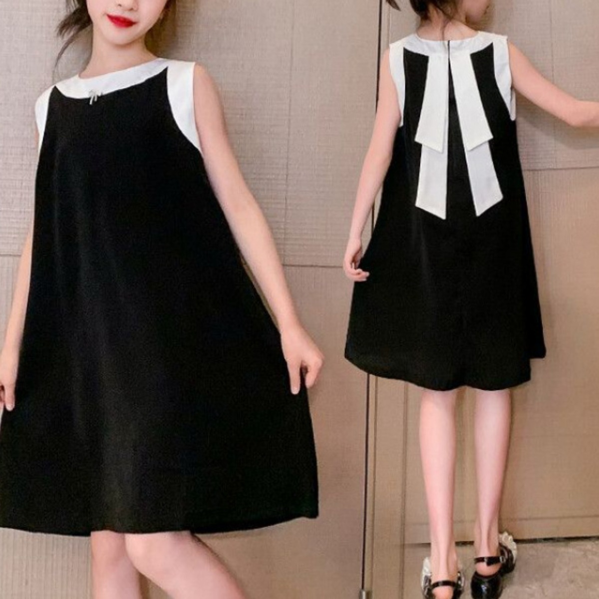 해피유통 여아 여름 심플한 민소매 원피스 플레어 디자인디자인14세 이상 19,890원