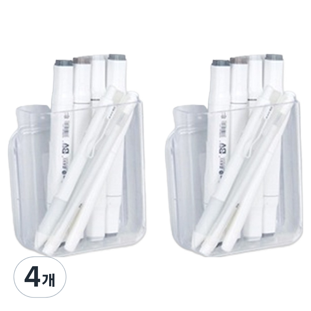 라라공방 벽부착 다용도 리모컨 정리 수납함 소형, 단일색상, 4개 14,720원