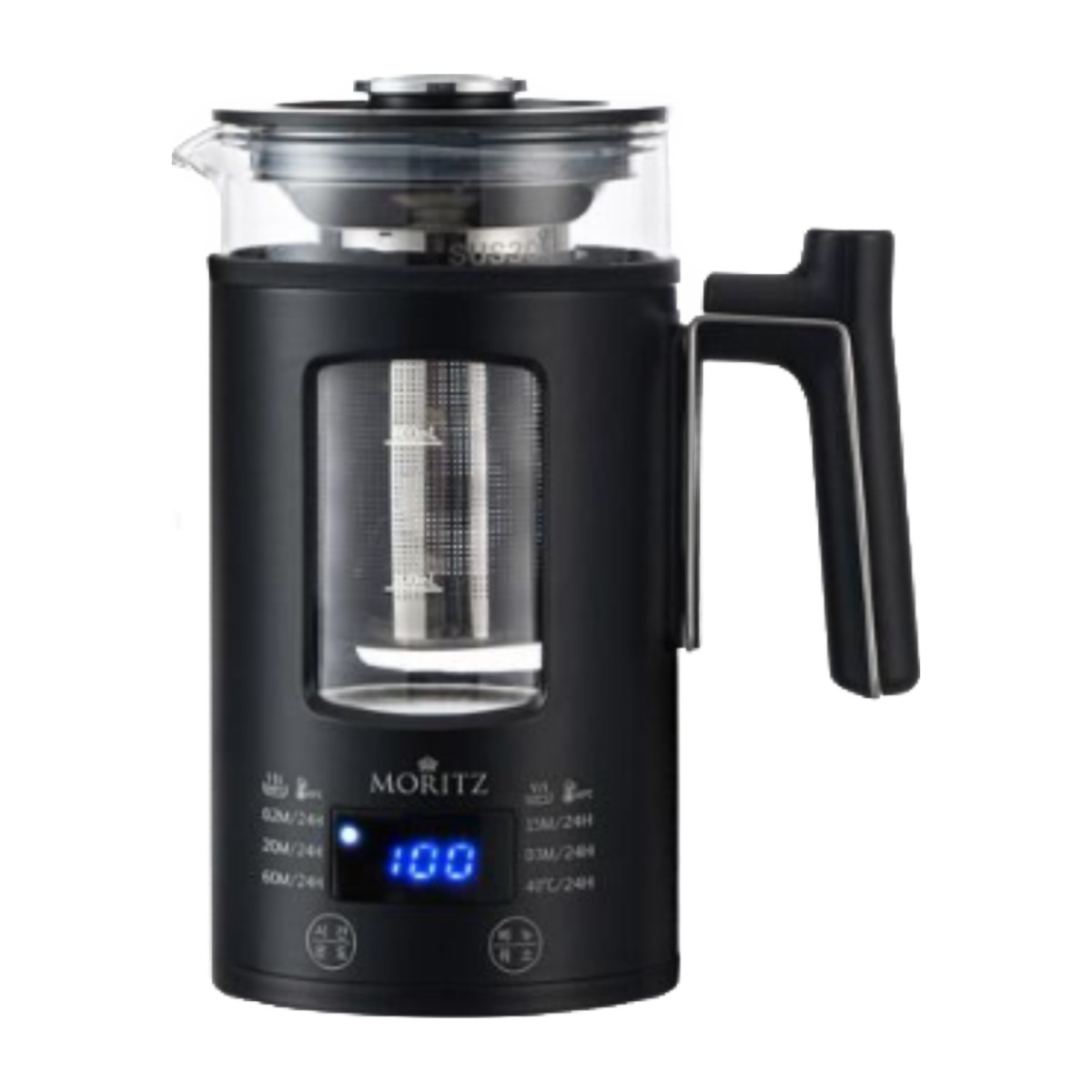 모리츠 미니 듀얼 글라스 보온 티마스터 티포트 블랙, 600Ml Mep-1360Umb 29,900원