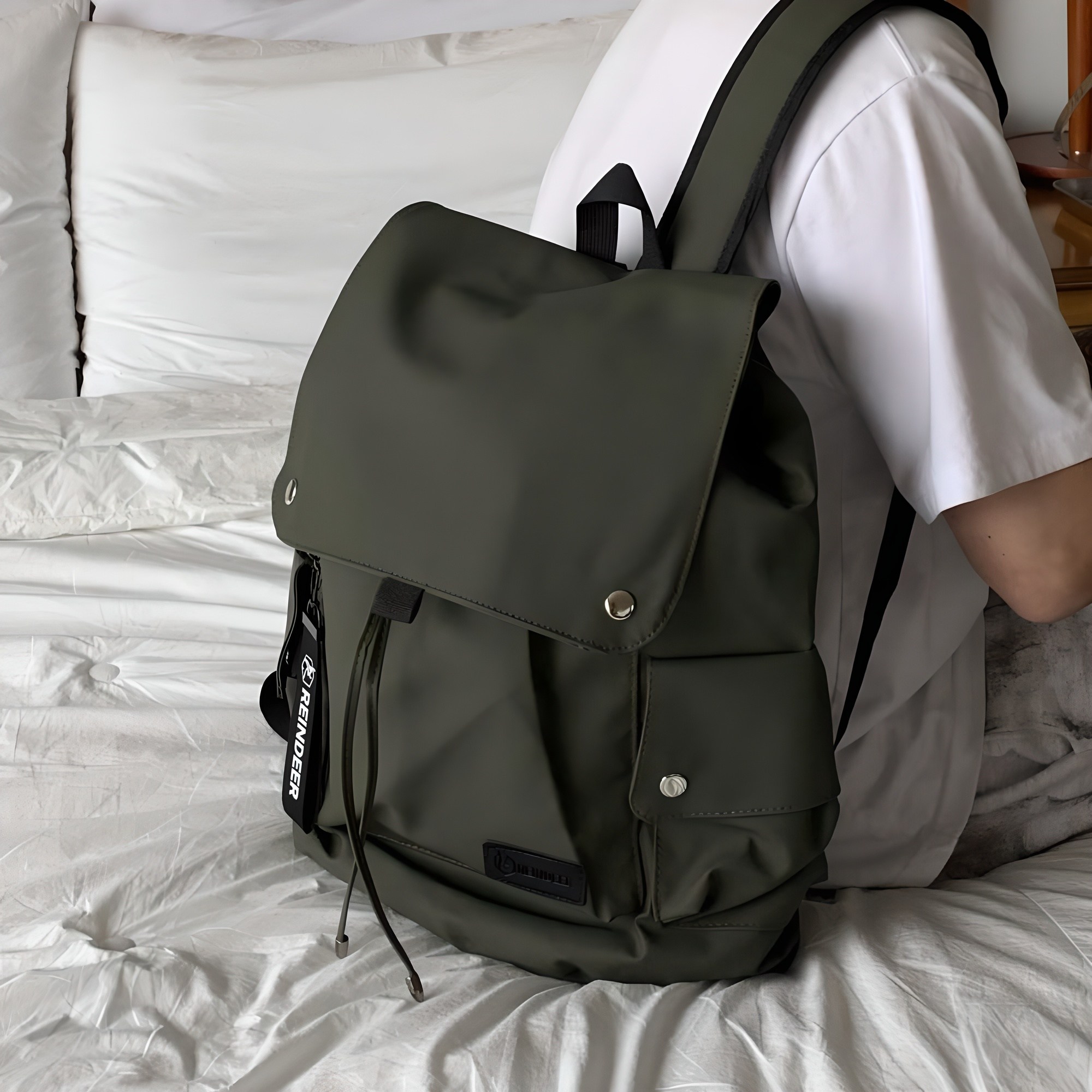 레인디어 캐주얼 패션 남녀공용 노트북 가방 여행용 백팩 25,800원