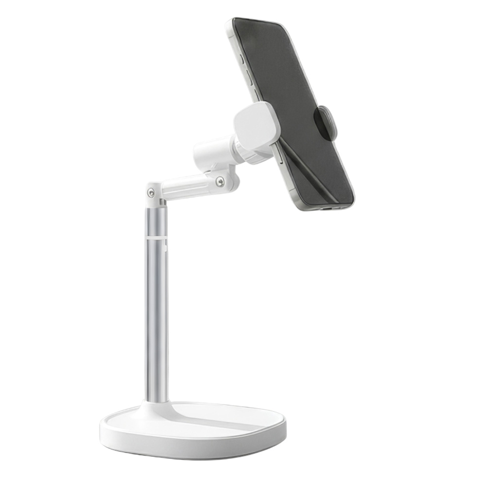 락스탠드 높이조절 고강도 유튜브 핸드폰 거치대, 화이트, 1개 14,900원