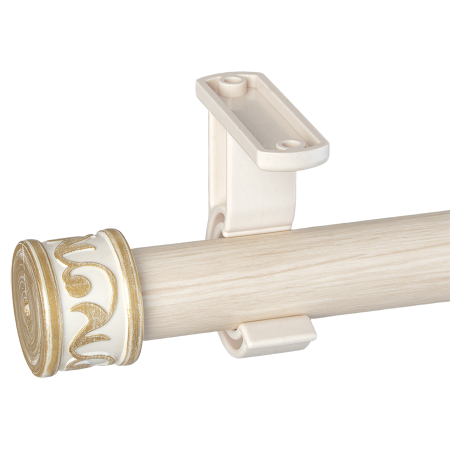 모던뷰 커튼봉 25mm 모던 거실 창문 길이조절 커텐봉 세트, [아이보리골드], 현재가 14,300원