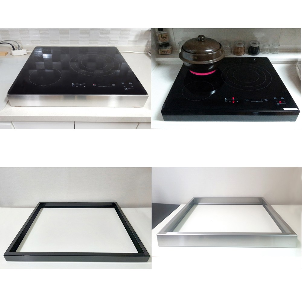 국산 수입 호환 인덕션 프레임 거치대  스탠드 케이스  2cm 3cm 4cm 5cm 7cm 외함 띄움 판넬 쿡탑 85,000원