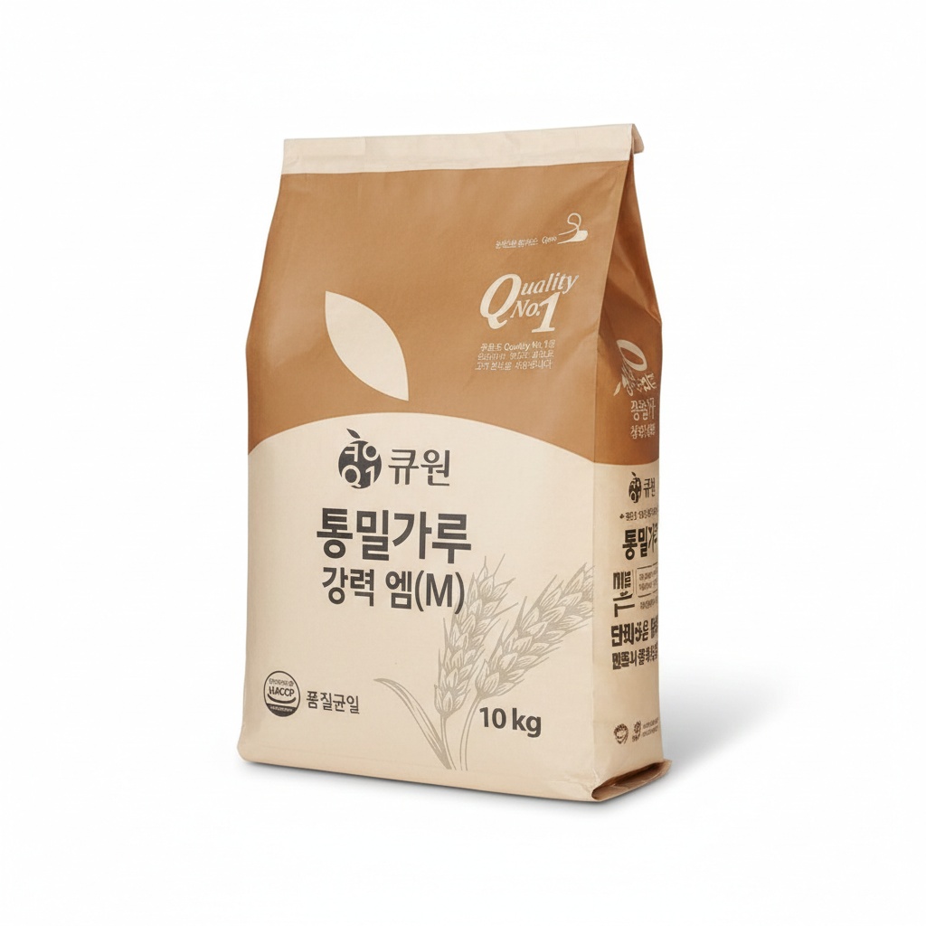 큐원 통밀가루 강력 엠(M)10kg(강력분 통밀빵 밀가루) 28,330원