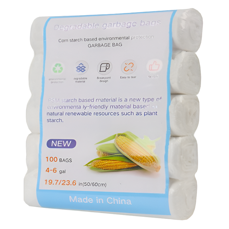 리온하임 비닐봉투 옥수수전분 음식물쓰레기 비닐 롤타입 배변 봉투 L 50 x 60 cm 100p, 화이트, 1개 8,200원