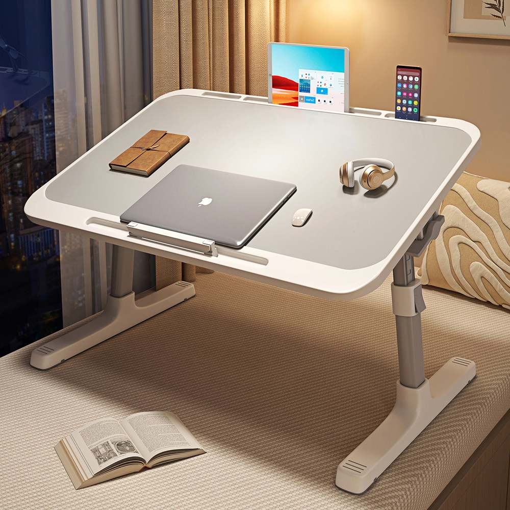 Ageye 접이식 다용도상 베드테이블 높낮이 조절 학습 책상, 화이트 32,390원