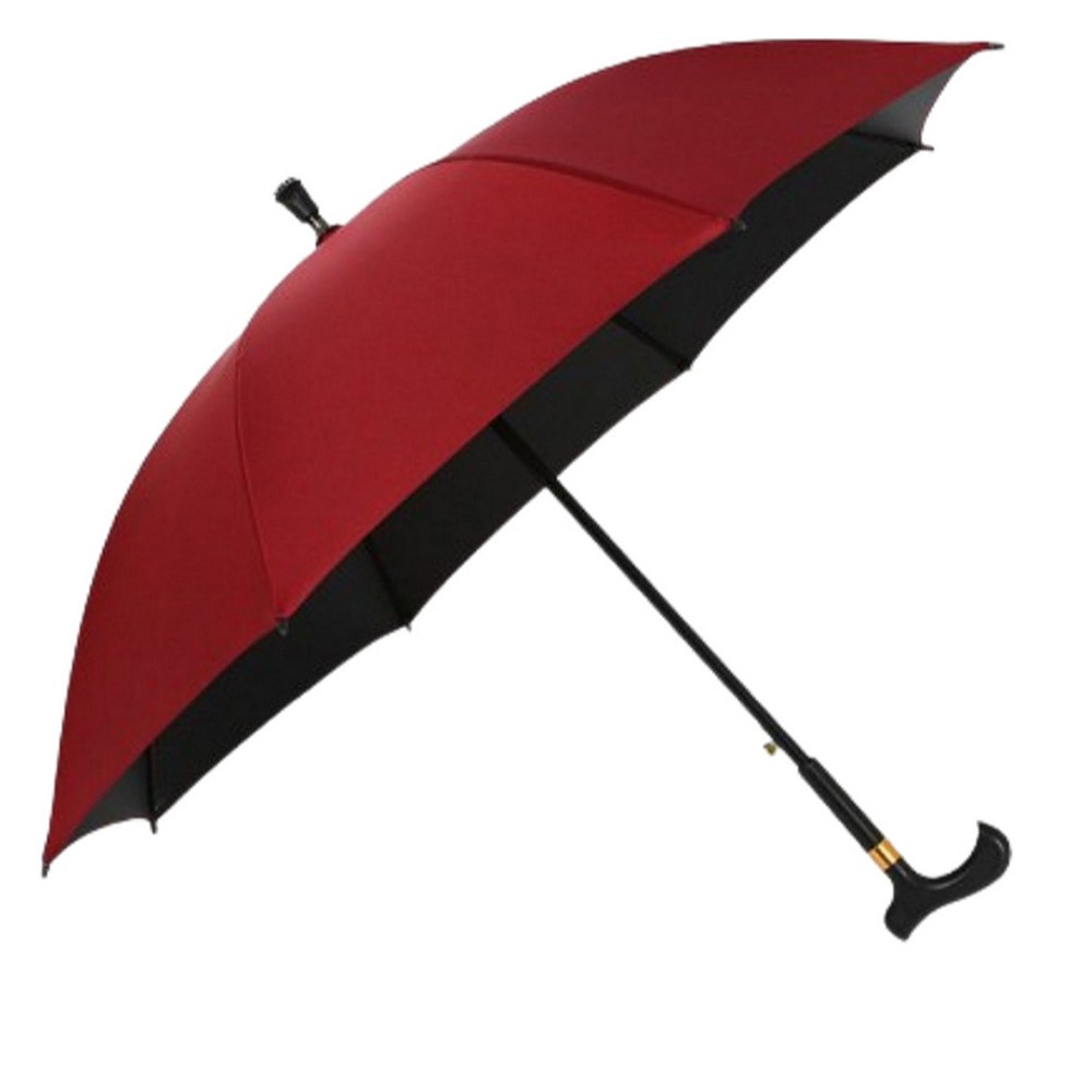 마샤투 어르신 지팡이 우산 미끄럼방지 스틱, 와인, 1개 15,960원