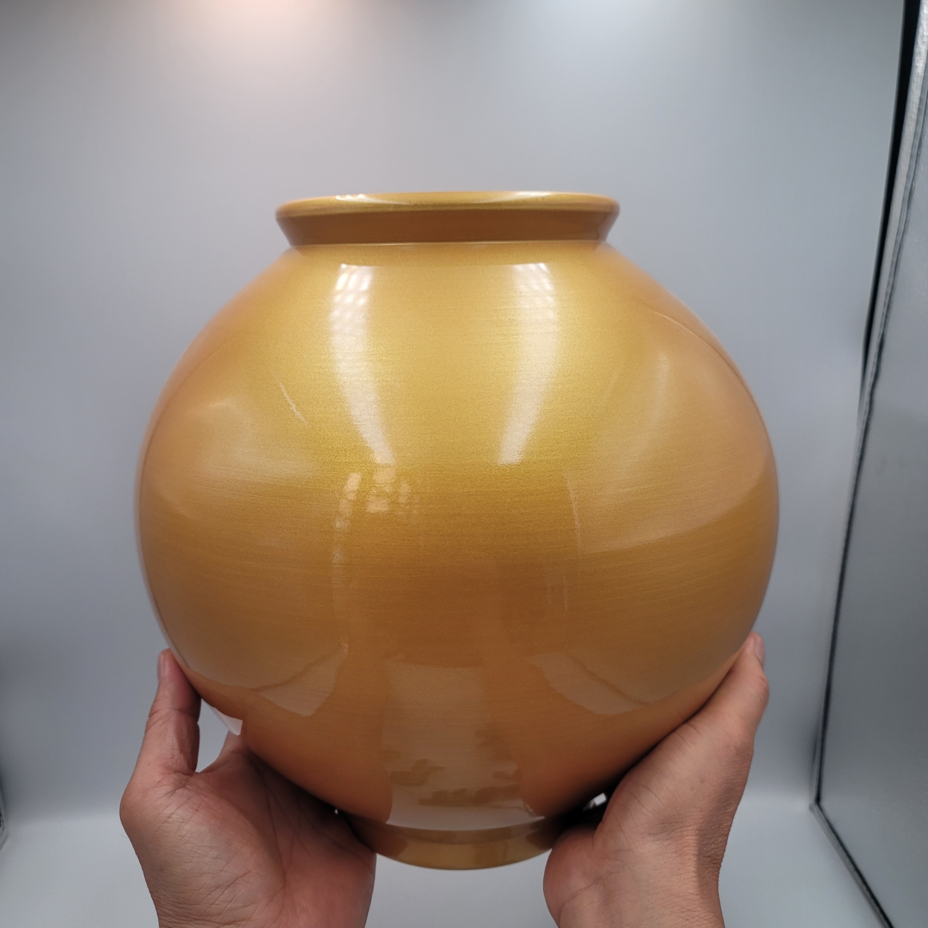 황금 달항아리 골드 복 단지 대형 돌상 대박 돈복 개업선물 항아리 화병 29cm 190,000원