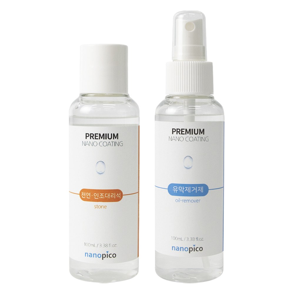 (주)나노피코 나노피코 천연 인조대리석상판 코팅패키지 인조 천연대리석 광택 보호, 1세트 30,400원