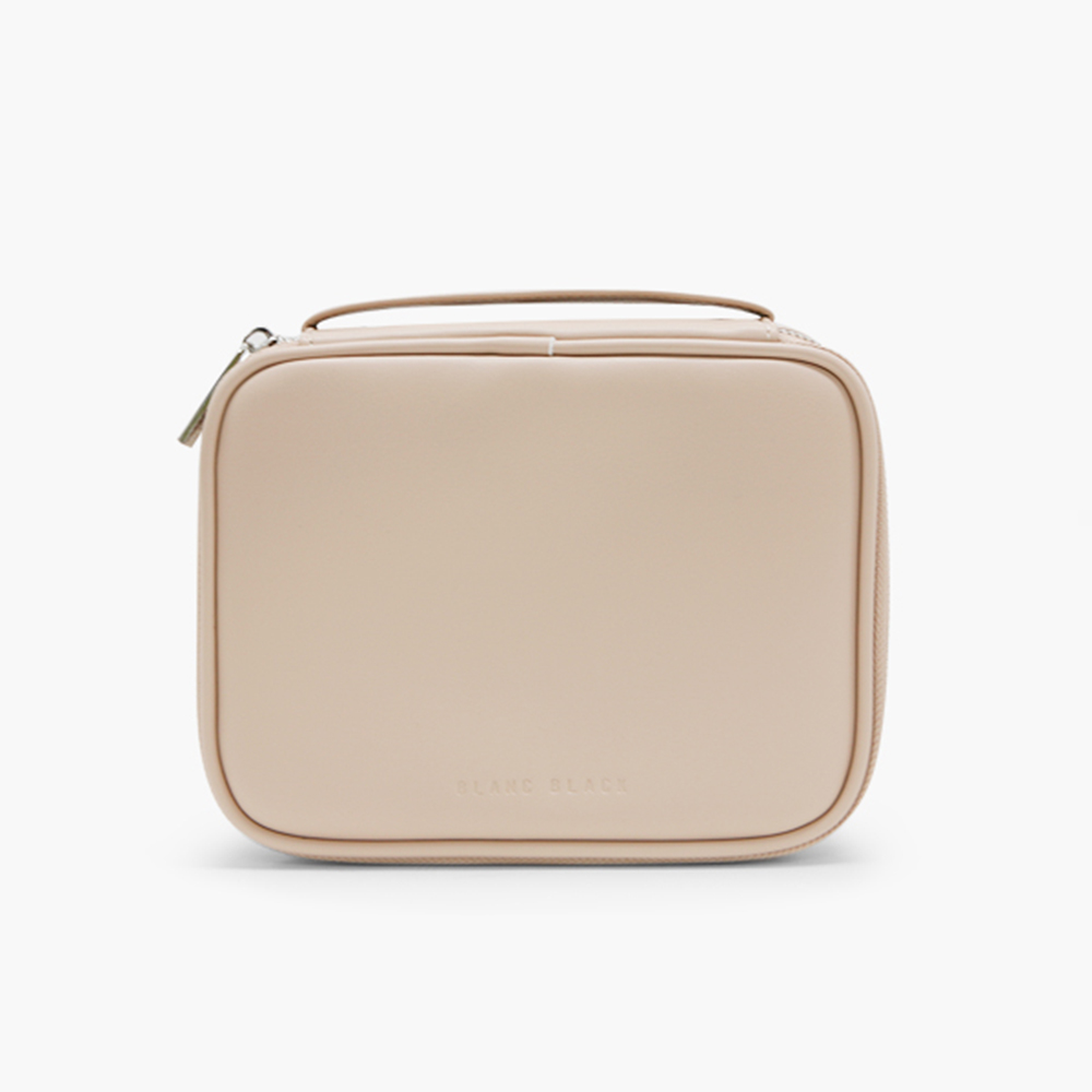 블랑블랙 오플 빅 파우치 L 베이지, 1개, 현재가 21,500원