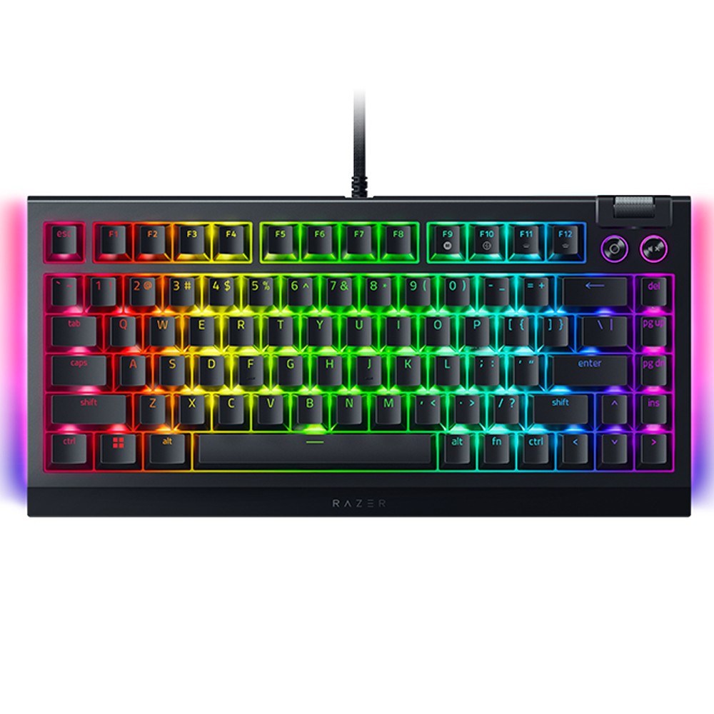 레이저 BlackWidow V4 75% 유선 텐키리스 게이밍 키보드, 블랙, RZ03-0500, 오렌지축 257,440원