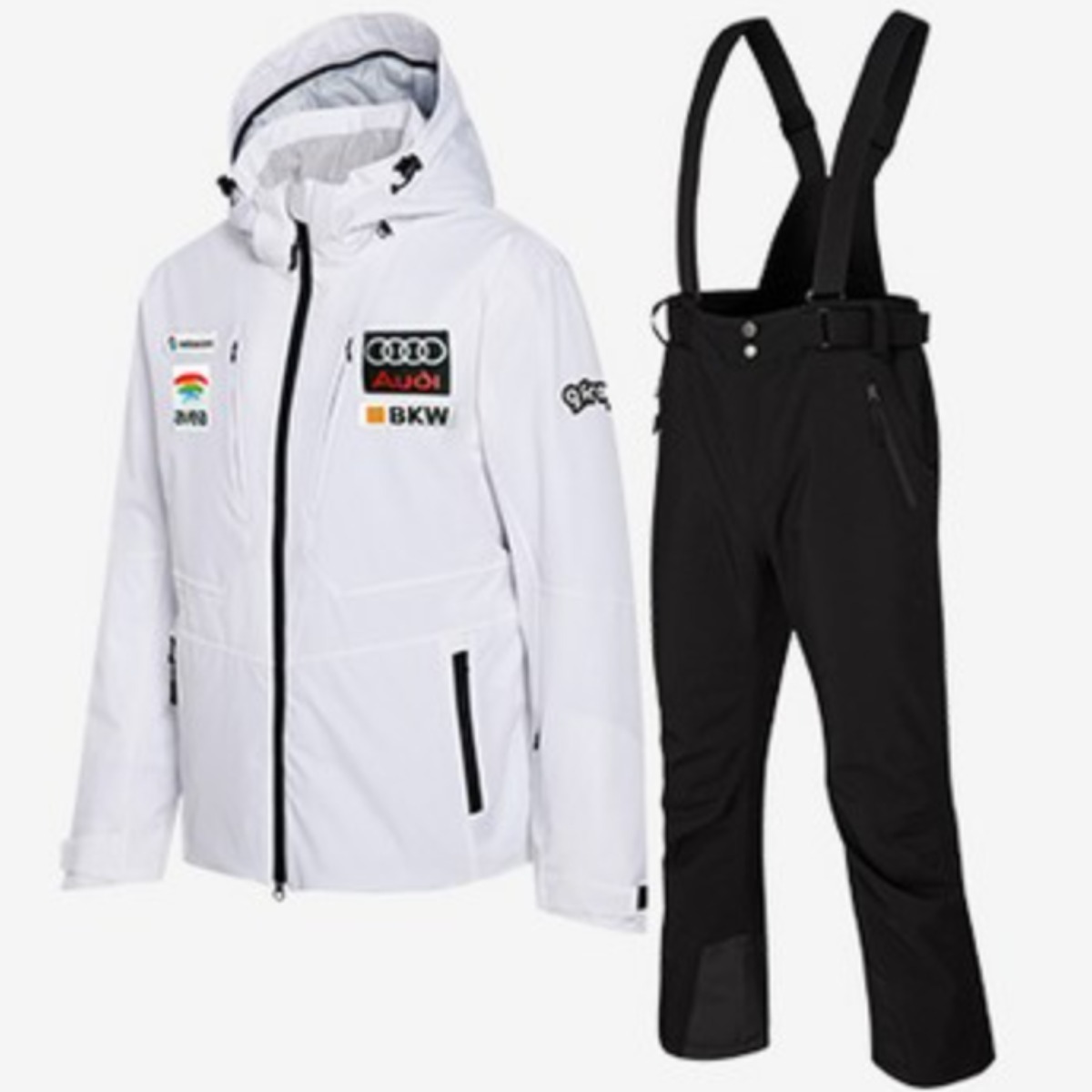 지프로그 스키복 보드복 세트 로체 베이직 빕 세트 화이트 399,000원