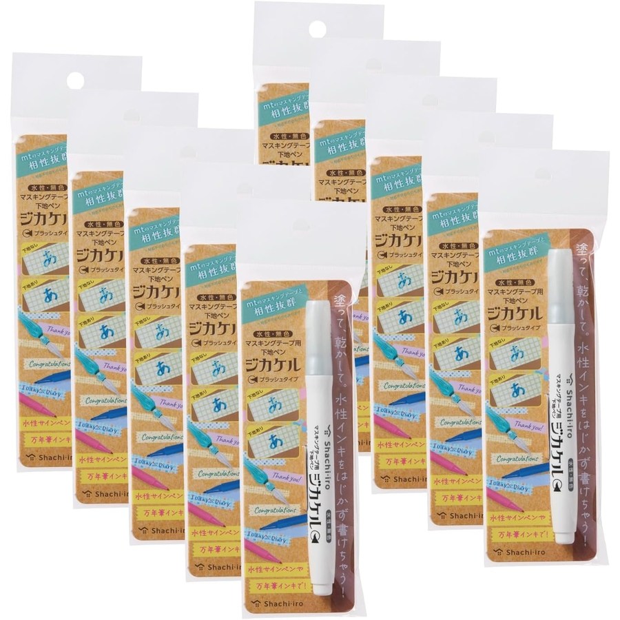 일본 직배송 샤치하타 KPF-MFBH10 마스킹 테이프 지카켈용 베이스펜 10개입 48,400원