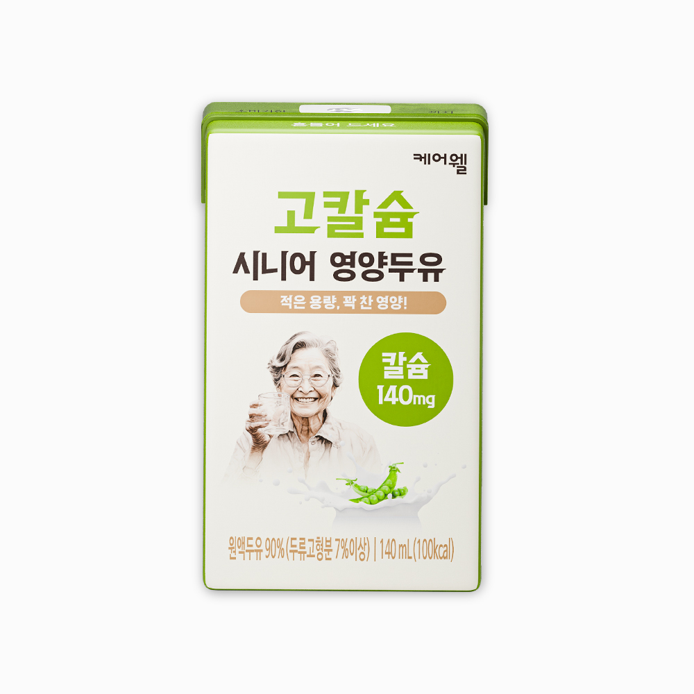 케어웰 고칼슘 시니어 영양두유, 140ml, 60개 44,800원