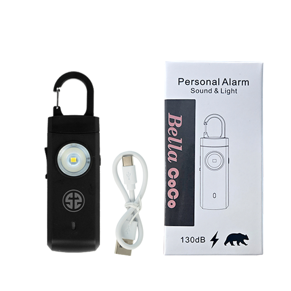 벨라코코 충전형 호신용 경보기 휴대용 키링, 1개 19,800원