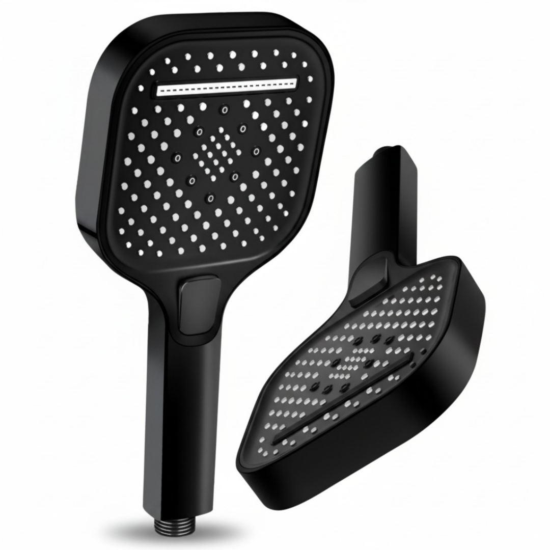 낭만픽 3단 수압쾌감 대형 샤워기헤드, 블랙, 1개 13,500원