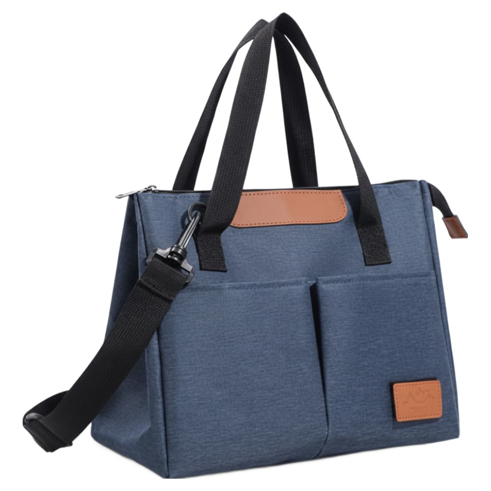 살림공작소 보온 보냉 도시락가방 아이스백 이유식 보냉백 보냉가방 보온가방 캠핑 피크닉 런치백, 네이비, 1개, 현재가 14,500원