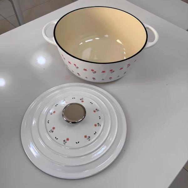 법랑냄비 20cm 무쇠 솥 밥솥 퍼플 양수 법랑 호박 에나멜 주철냄비 가정용 솥밥 주철 주물 136,000원