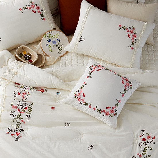 효재 로즈와일드 광목 차렵 킹 K 봄가을 간절기 사계절 혼수 선물 먼지없는 이불 세트 170,050원