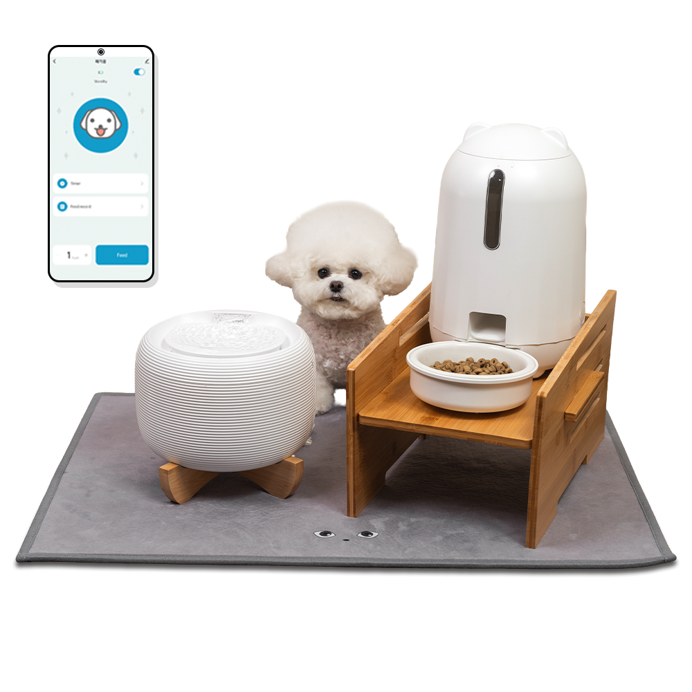 페키움 강아지 고양이 풀패키지 급수기 정수기 어플 스마트 급식기 149,900원