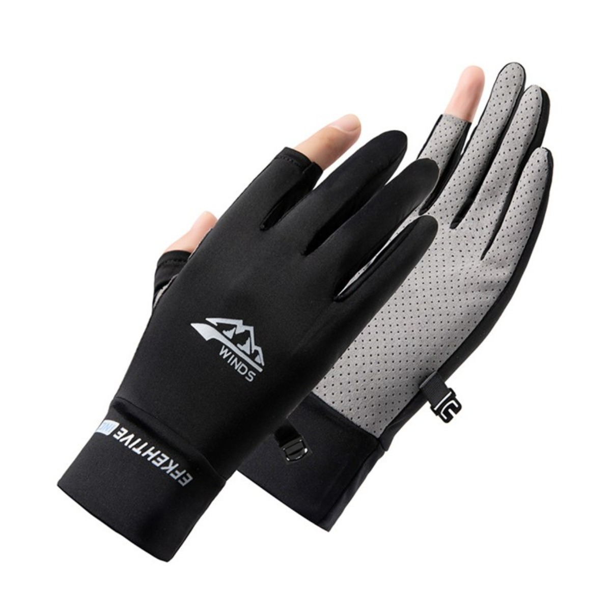 패션리더 남성 터치 두손가락 장갑 스포츠 헬스 자전거 등산 자외선차단 운전 두손가락장갑 10,900원