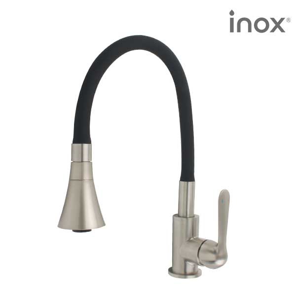 아이녹스 주방 싱크대 거위목 수전 자바라 씽크 JT-A100-BK 블랙, 1개 61,560원