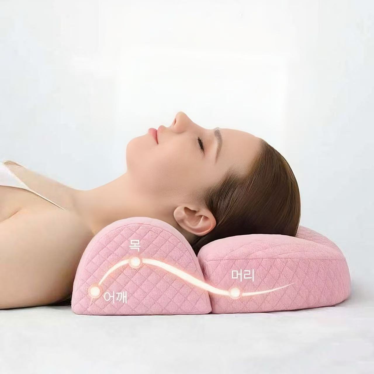 ANYOU 베개 라텍스베개 일자목베개 경추베개 19,000원