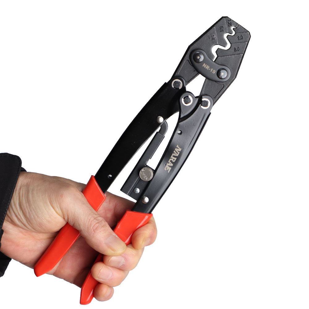나래 터미널 압착기 단자압착기 NR-19 1.5/2.5/6/10/16SQ 슬리브 압착기, 1개, 현재가 16,000원