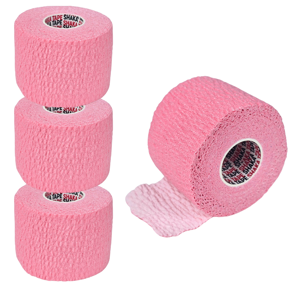 [2+1 구성] 샤카 훅그립 크로스핏 테이프 역도 테이프 5cm x 6.9M, [2+1] 로즈 핑크 / 5cmx6.9m, 1개 14,190원