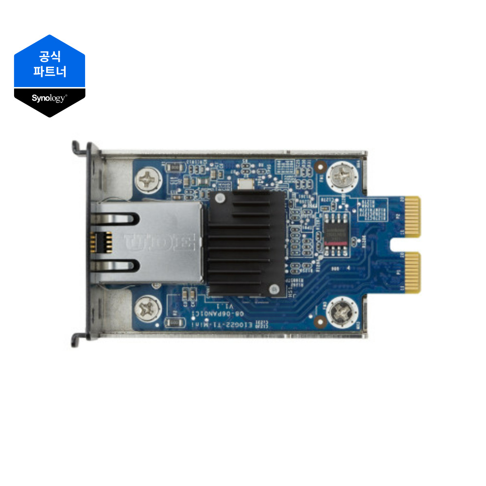 Synology(시놀로지) 정품 E10G22-T1-Mini 네트워크 업그레이드 모튤 어댑터 카드 212,000원