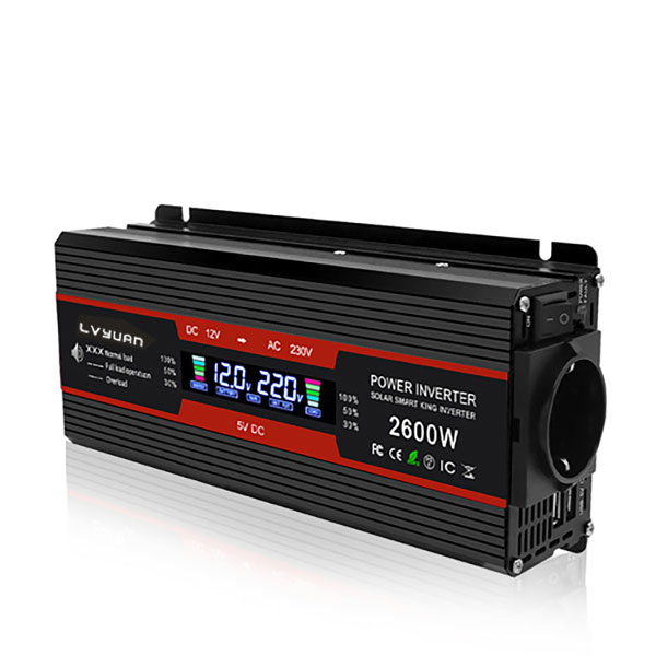 루앤 차량용 LCD 인버터 2600W 유사계단파 220V 60hz 한국형 KC인증, 1개 99,000원