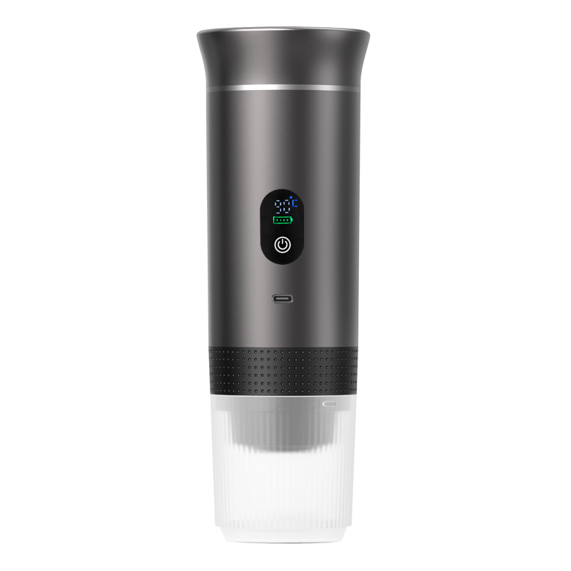 신규 업그레이드 휴대용 커피메이커 무선 포터블 캡슐 커피머신 캠핑 아웃도어 사무실 여행용 커피기계, 메탈릭 그레이, KF-JN-02 79,900원