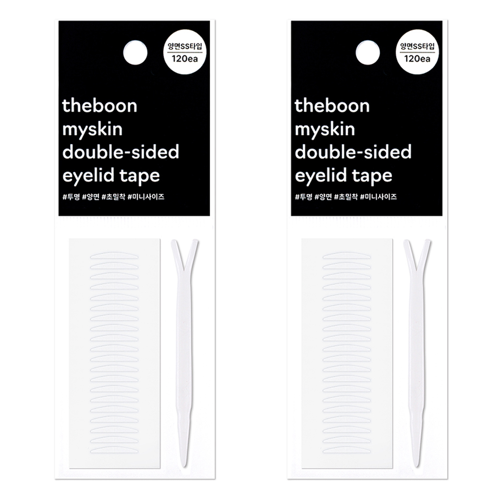 더분 마이스킨 양면 쌍꺼풀테이프 양면 SS타입 120p, 투명, 2개 13,500원