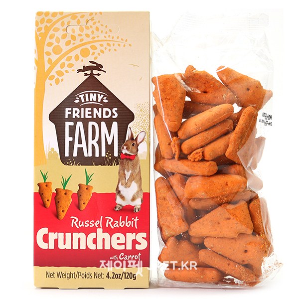 제이펫 슈프림펫 러셀 크런치 캐롯 , 토끼 기니피그 친칠라 햄스터 간식 7,900원