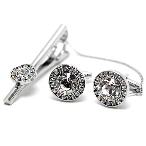 젠틀안트 명품넥타이핀 커프스버튼 커프스링크 세트 GR08-1D828 화이트 83,000원