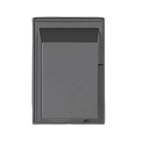 틸인스 방우형 2구 콘센트 다크그레이, 1개 6,600원