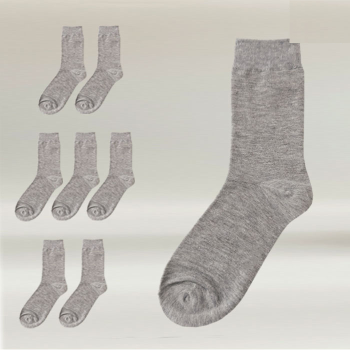 퀄리탑 남성용 쫀쫀하고 목이 긴 무지 중목 양말 17,120원