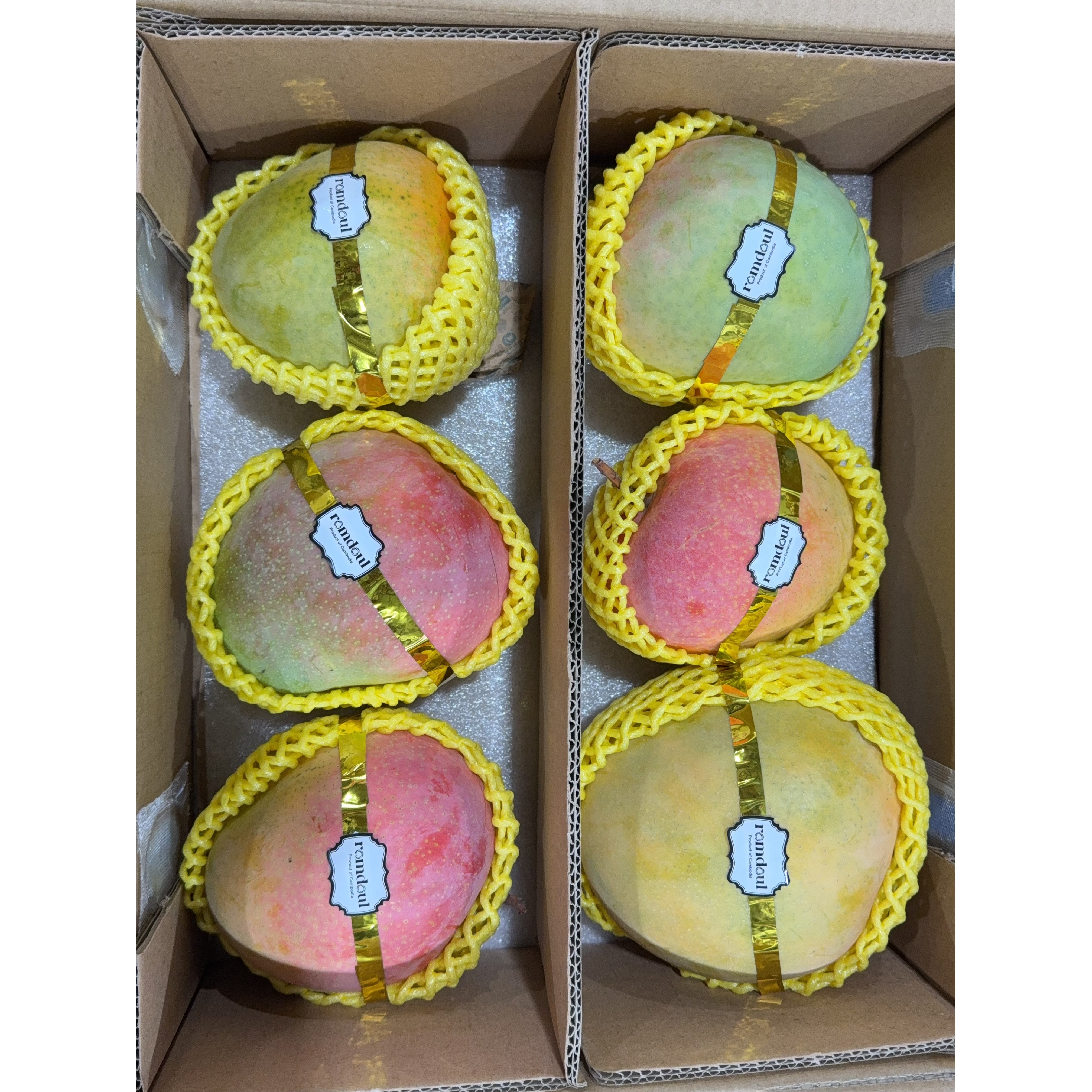 캄보디아 피치애플망고/애플망고/고당도 망고 5kg, 1박스, 5kg(6~9과) 58,900원