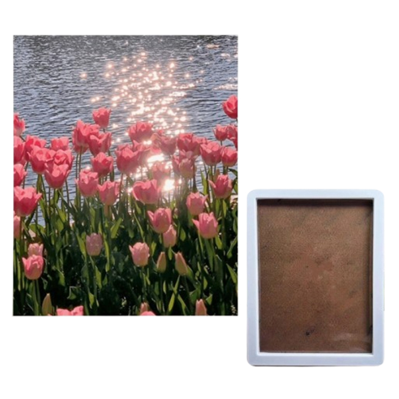 포즈샤인 3D DIY 플라워 보석십자수 캔버스형 + 내부프레임 30 x 40 cm 세트, FLOWER2, 1세트 12,900원