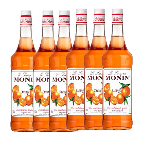 모닌 오렌지 시럽, 1L, 6개 99,000원