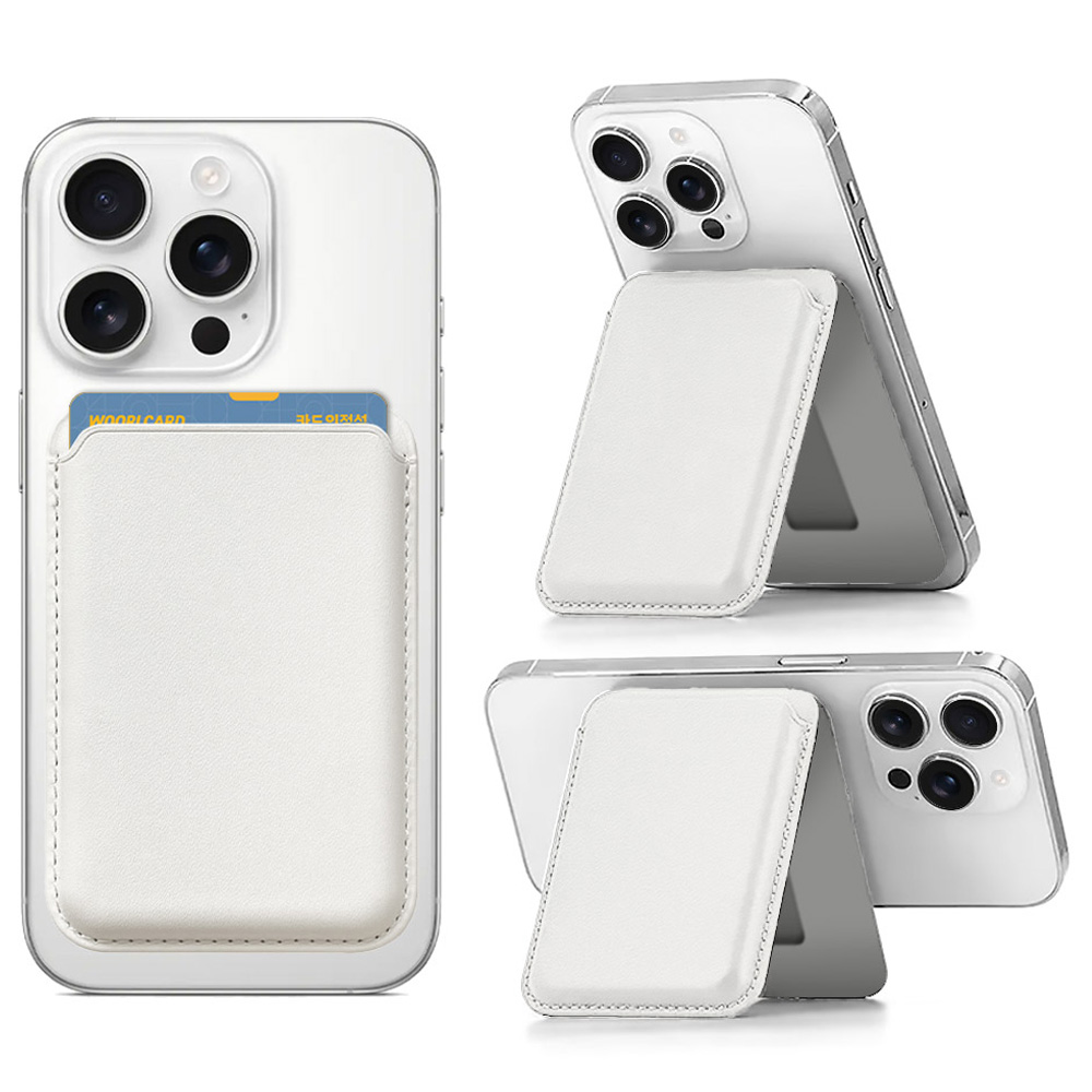 뷰씨 맥세이프 자력 2배 카드 3장 수납 가죽 카드지갑 거치대 12,800원