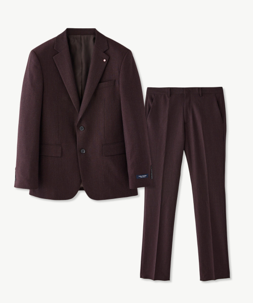 STCO TW 솔리드 수트 셋업 와인 (클래식핏)_SSJXA64SET 269,000원