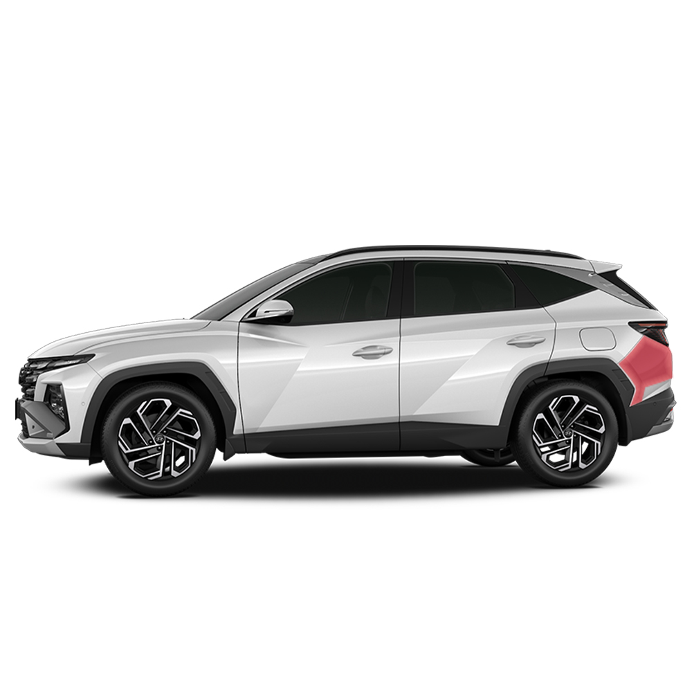 스킨엑스 투싼 NX4 페이스리프트 리어범퍼사이드 뒷범퍼 PPF 차량보호필름, 1개 48,000원